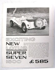 LOTUS Super Seven 1500 Car