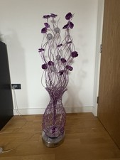 Purple Flower Floor Lamp 150 Cm Tall Standing Lamp