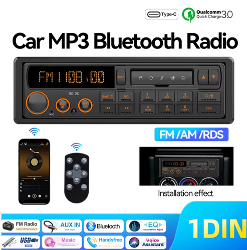 Retro 1din car stereo - car,