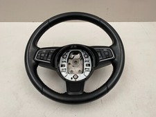 JAGUAR F PACE X761 MANAL LEATHER STEERING WHEEL ASSEMBLY GX83-3F563