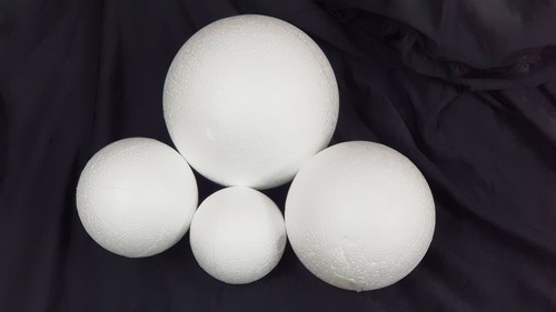Styropor sphere white - sphere, balls