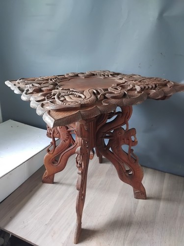 Antique 19th carved indian - 19th,
