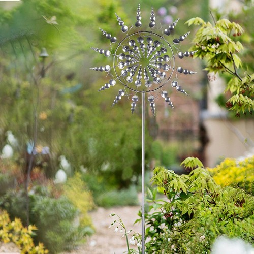 Garden wind spinner whirligig - garden,