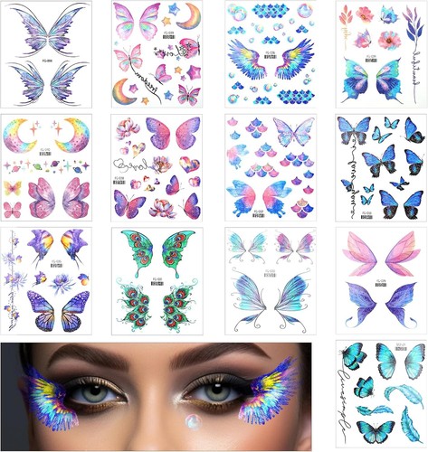 Butterfly temporary tattoos - temporary,
