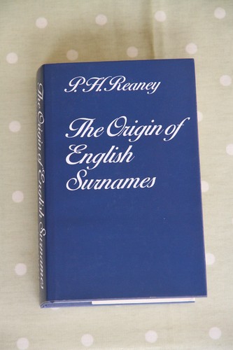 The origin english surnames - origin,
