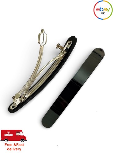 Extra long french barrette - long,