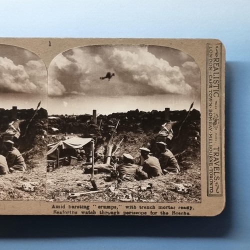 Ww1 military stereoview - ww1,