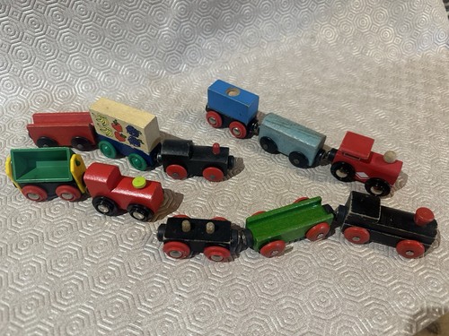 Brio vintage wooden train - train, set