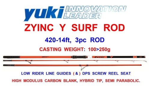 New yuki zyinc 14ft 3pc - yuki,