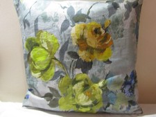 Designers Guild floral Fabric Veronese Duck egg Cushion Cover 