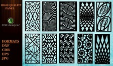 DXF-CDR of PLASMA LASER AND ROUTER Cut -CNC 10 PANEL 10-02