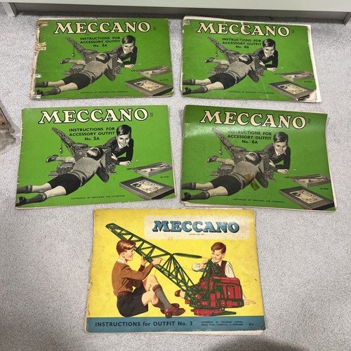 Vintage meccano instruction - vintage,