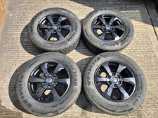 4x Genuine VW Amarok 18"  Satin Black Alloy Wheels + Goodyear Tyres. Ranger