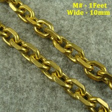 Brass Flat Curb/O Shape/Snake