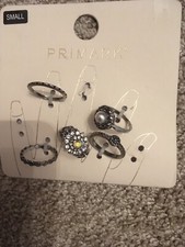 Silver 5 Rings Size Small