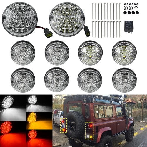 Clear led front rear light - led,