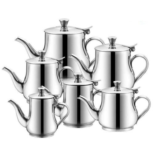 Stainless steel metal - steel, teapot