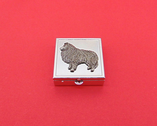 Sheltie design square pill - sheltie,