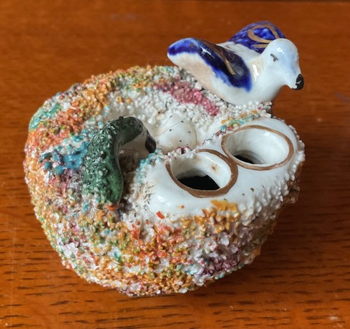 Victorian staffordshire birds - victorian,
