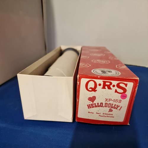 Vintage qrs player piano word - qrs,