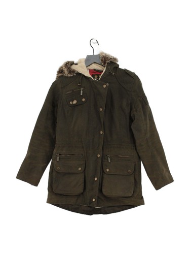 Barbour parka jacket green - barbour,