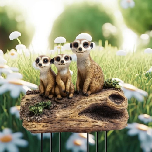 Meerkat garden stake easy - 2d,