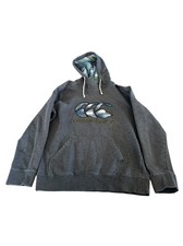 Canterbury Uglies Men’s Hoodie Jumper Size L Grey Casual Sports Pullover Retro