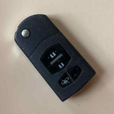 GENUINE MAZDA 4 BUTTON REMOTE FLIP CAR KEY FOB - FREE DELIVERY