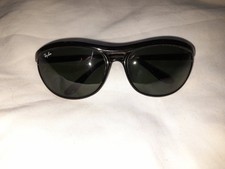 B&L  Ray-Ban W1848 Predator PS3 Polished Black Frames Green G-15 Lenses 