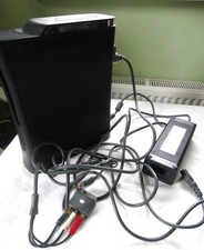 XBOX 360 CONSOLE WITH LEADS &