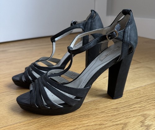 Black geox ladies high heels - ladies,