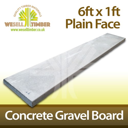 6ft concrete gravel boards - gravel,
