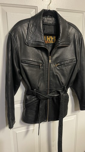 Vintage trek leather jacket - leather,