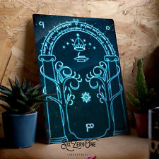 The Doors of Durin Metal Sign