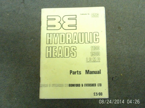 Bomford evershed hydraulic - &,