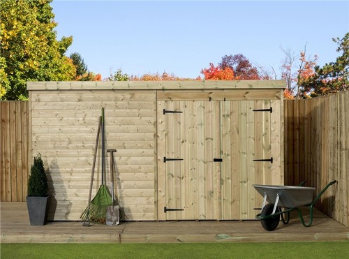 Empire 4000 pent garden shed - pent,