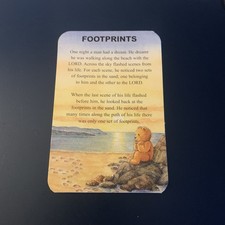 'Footprints In The Sand' Poem