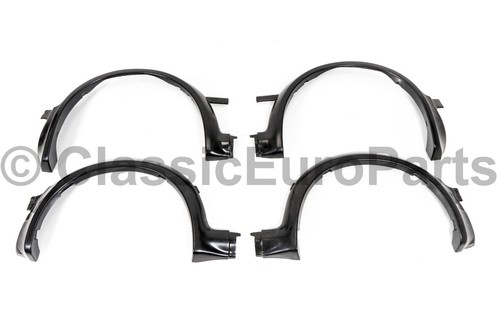 Wide plastic fender flares - , for