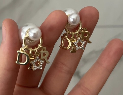 Dior stud earrings - stud,