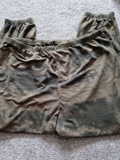 Ladies Yours Camo Elasticated Waist Joggers Trousers Size 28