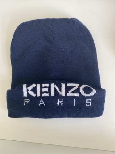 Kenzo paris blue beanie hat - paris,