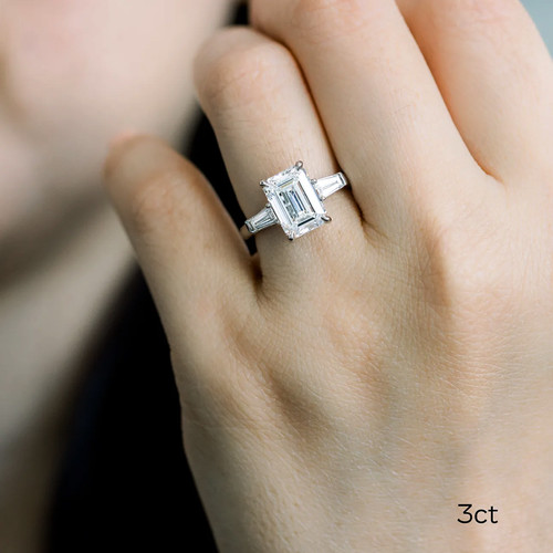 18k gold diamond - diamond, ring