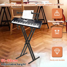 2 Tier Keyboard Stand Metal