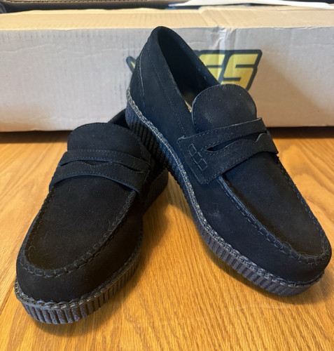 Men s black suede - t.u.k,