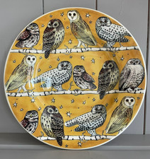 Emma Bridgewater yellow OWLS 8.5" plate - New 1st