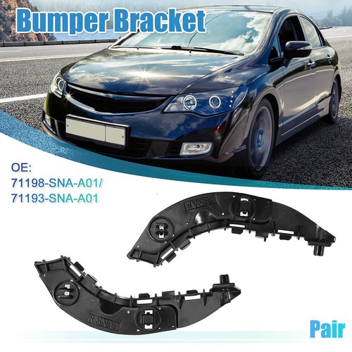 Pair front bumper brackets - front,