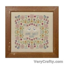 Historical Sampler Company - Flower Home Sweet Home Counted Cross Stitch Kit