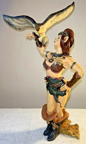Warrior woman with eagle - warrior,