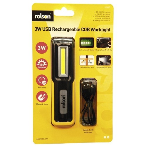 Rolson usb rechargeable - usb,