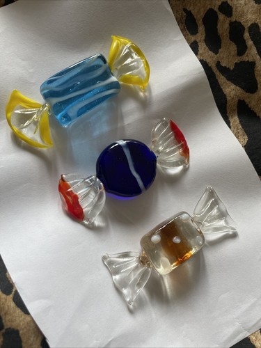Murano glass candy sweet - glass,